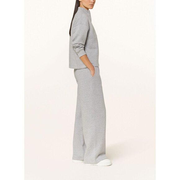 New Selected Femme Wide Leg Sweatpants Fleece Cozy Slouchy Oversized Loose Long - Picture 2 of 14